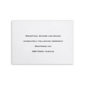 Bright White - Reception Card